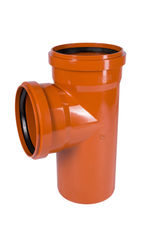 Derivación macho-hembra 87,5° PVC con junta elástica Ostendorf/Crearplast-Sistema KG, DN/OD 250/250 mm